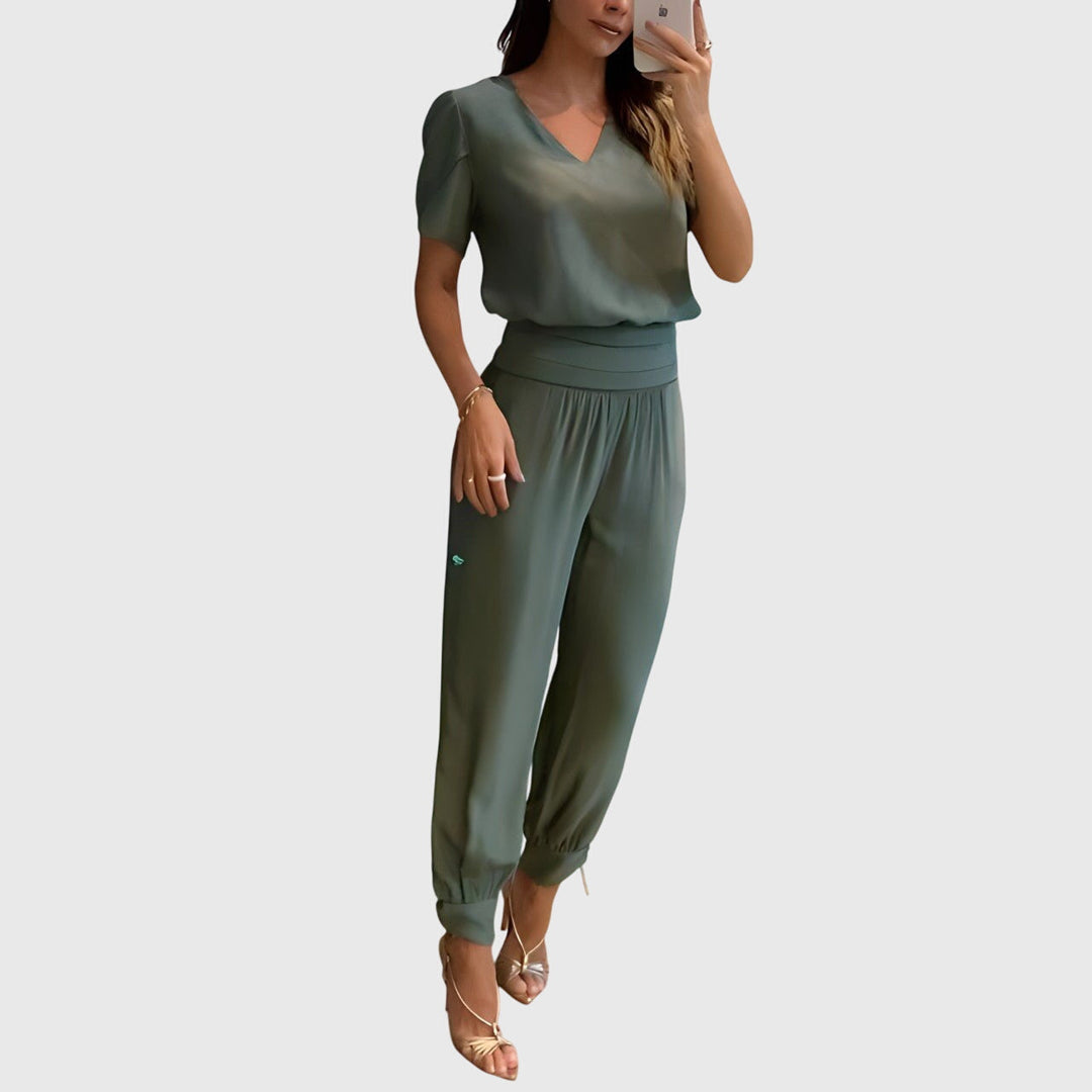 Annie | Stylish Blouse and Pants Set